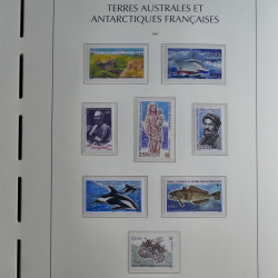 Collection timbres de T.A.A.F. 2000-2009 neufs** complet en un album.