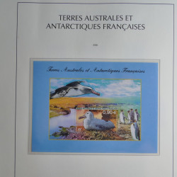 Collection timbres de T.A.A.F. 2000-2009 neufs** complet en un album.