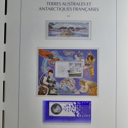 Collection timbres de T.A.A.F. 2000-2009 neufs** complet en un album.