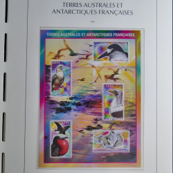 Collection timbres de T.A.A.F. 2000-2009 neufs** complet en un album.