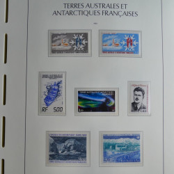 Collection timbres de T.A.A.F. 1955-1999 neufs** complet en un album.