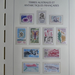 Collection timbres de T.A.A.F. 1955-1999 neufs** complet en un album.