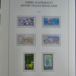 Collection timbres de T.A.A.F. 1955-1999 neufs** complet en un album.
