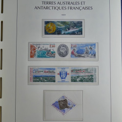 Collection timbres de T.A.A.F. 1955-1999 neufs** complet en un album.