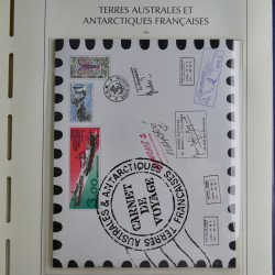 Collection timbres de T.A.A.F. 1955-1999 neufs** complet en un album.