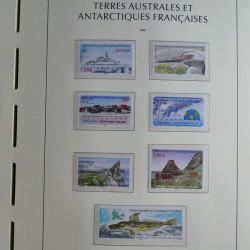 Collection timbres de T.A.A.F. 2020-2024 neufs** en un album.
