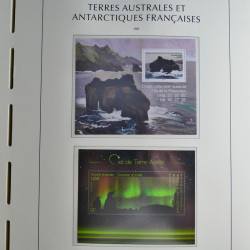 Collection timbres de T.A.A.F. 2020-2024 neufs** en un album.