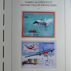 Collection timbres de T.A.A.F. 2020-2024 neufs** en un album.