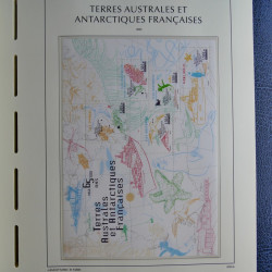 Collection timbres de T.A.A.F. 2020-2024 neufs** en un album.