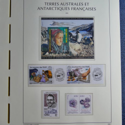 Collection timbres de T.A.A.F. 2020-2024 neufs** en un album.
