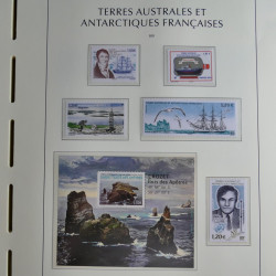 Collection timbres de T.A.A.F. 2020-2024 neufs** en un album.