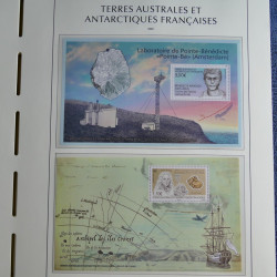 Collection timbres de T.A.A.F. 2020-2024 neufs** en un album.