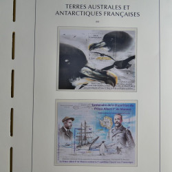 Collection timbres de T.A.A.F. 2020-2024 neufs** en un album.