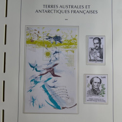 Collection timbres de T.A.A.F. 2020-2024 neufs** en un album.