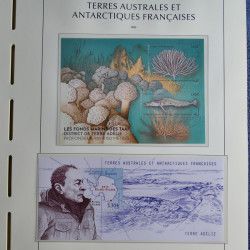 Collection timbres de T.A.A.F. 2020-2024 neufs** en un album.