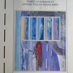 Collection timbres de T.A.A.F. 2020-2024 neufs** en un album.