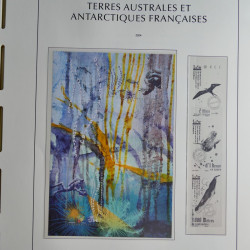 Collection timbres de T.A.A.F. 2020-2024 neufs** en un album.