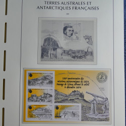 Collection timbres de T.A.A.F. 2020-2024 neufs** en un album.