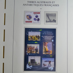 Collection timbres de T.A.A.F. 2020-2024 neufs** en un album.