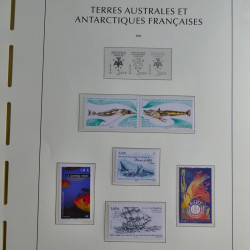 Collection timbres de T.A.A.F. 2020-2024 neufs** en un album.