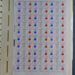 Collection timbres de T.A.A.F. 2020-2024 neufs** en un album.