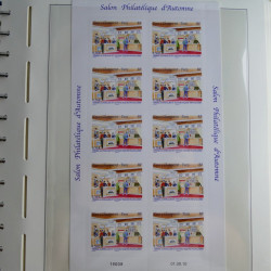 Collection timbres de T.A.A.F. 2010-2019 neufs** complet en un album.
