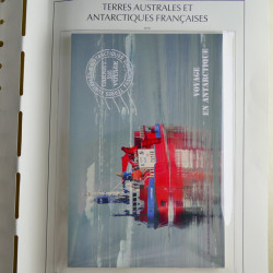 Collection timbres de T.A.A.F. 2010-2019 neufs** complet en un album.