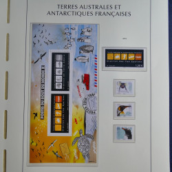 Collection timbres de T.A.A.F. 2010-2019 neufs** complet en un album.