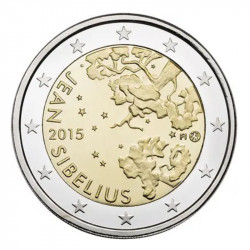 2 euros commémorative Finlande 2015 - Jean Sibelius.