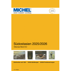 Catalogue de cotation Michel timbres d'Asie du Sud-Est 2025-2026.