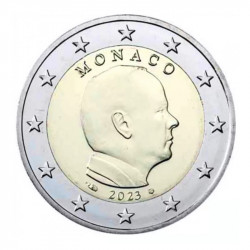 2 euros Monaco 2023 face nationale - Albert II.
