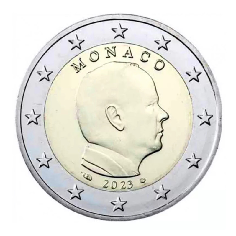 2 euros Monaco 2023 face nationale - Albert II.