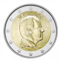 2 euros Monaco 2009 face nationale - Albert II.