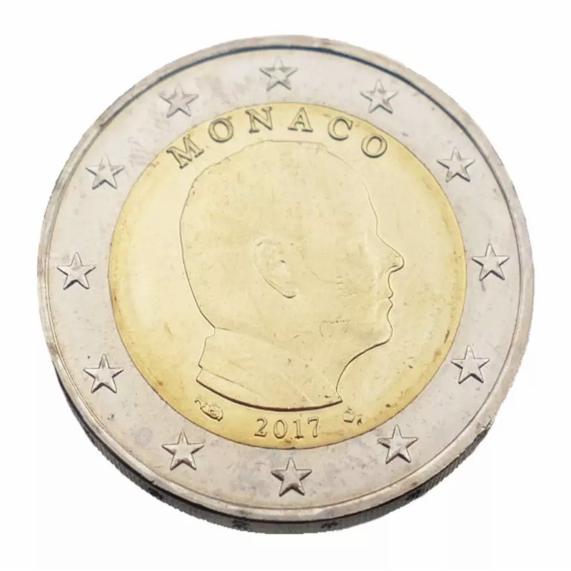 2 euros Monaco 2017 face nationale - Albert II.