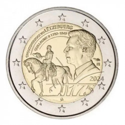 2 euros commémorative Luxembourg 2024 - Grand Duc Guillaume II.