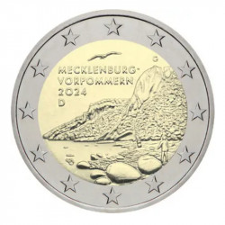2 euros commémoratives Allemagne 2024 - Mecklembourg, les 5 ateliers.