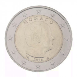 2 euros Monaco 2024 face nationale - Albert II.