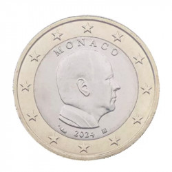 1 euro Monaco 2024 face nationale - Albert II.