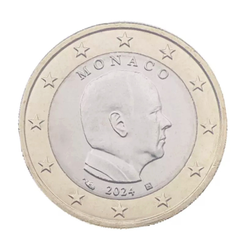 1 euro Monaco 2024 face nationale - Albert II.
