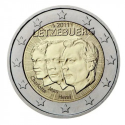 2 euros commémorative Luxembourg 2011 - Grand-duc Jean, Lieutenant représentant.