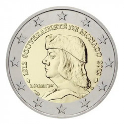 2 euros commémorative Monaco 2012 - Lucien Premier.