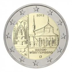 2 euros commémorative Allemagne 2013, Bade-Wurtemberg.