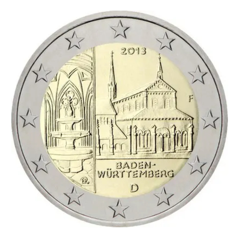 2 euros commémorative Allemagne 2013, Bade-Wurtemberg.