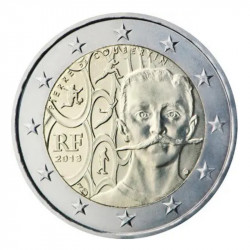 2 euros commémorative France 2013 - Pierre de Coubertin.