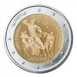 2 euros commémorative Vatican 2018 - Patrimoine culturel en coffret BU.