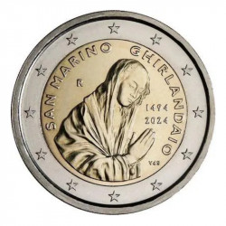 2 euros commémorative Saint Marin 2024 - Domenico Ghirlandaio en coffret BU.