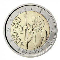 2 euros commémorative Espagne 2005 - Don Quichotte.
