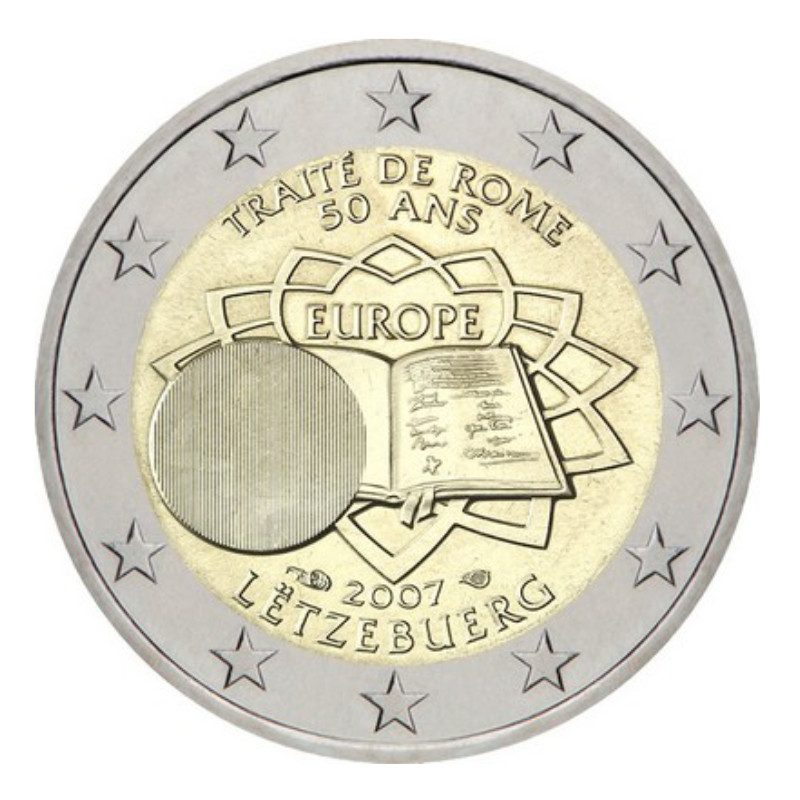 2 euros commémorative Luxembourg 2007 - Traité de Rome.