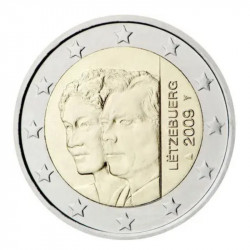 2 euros commémorative Luxembourg 2009 - Accession au trône de la Grande-Duchesse Charlotte.