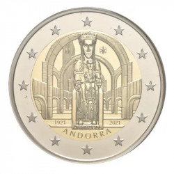 2 euros commémorative Andorre 2021 BU - Notre-Dame de Meritxell.